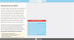 Desktop Screenshot of glueckwuensche-zur-geburt.org