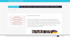 Desktop Screenshot of glueckwuensche-zur-geburt.com